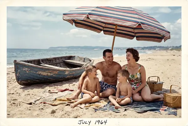Colorize old photo with AI — after